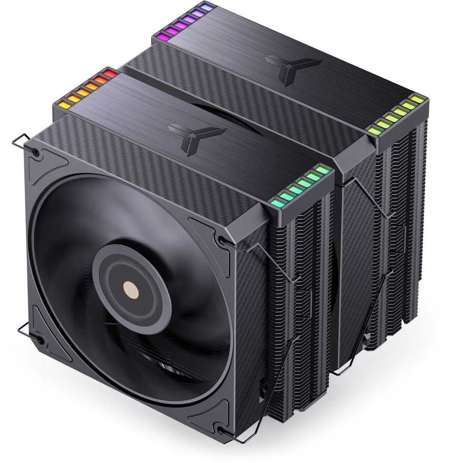 Jonsbo HX6280 CPU cooler, PWM, RGB – 130mm, juodas