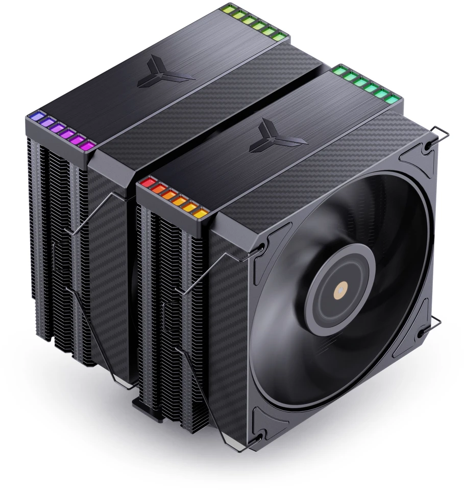 Jonsbo HX6280 CPU cooler, PWM, RGB – 130mm, juodas