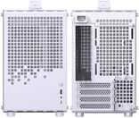 Jonsbo Jonsplus Z20 Mesh PC-kompiuterio korpusas, Mini Tower, Micro-ATX, mit Tragegriff – baltos spalvos