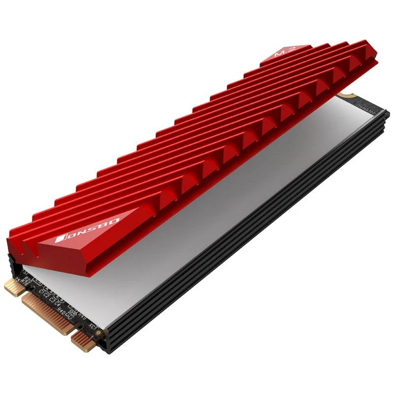 Jonsbo M. 2-3 radiator SSD M.2 - raudona