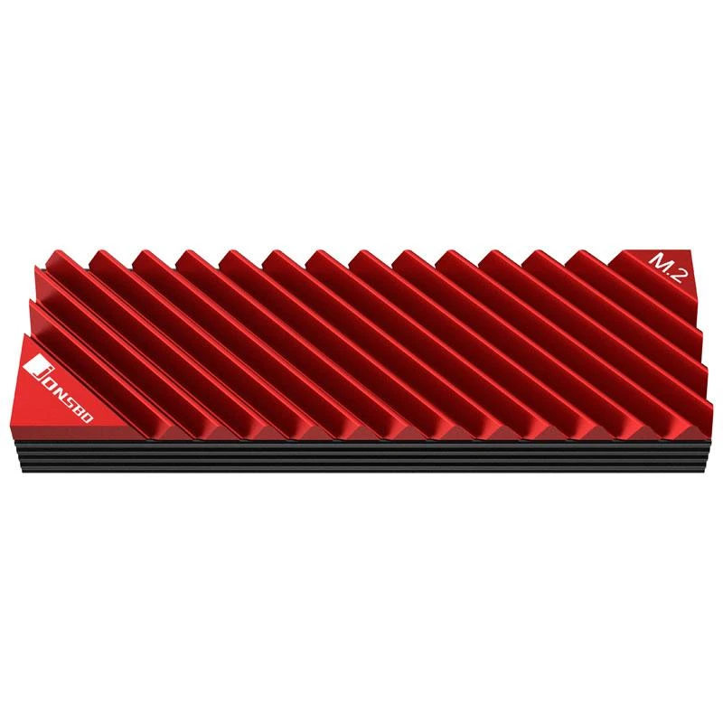 Jonsbo M. 2-3 radiator SSD M.2 - raudona