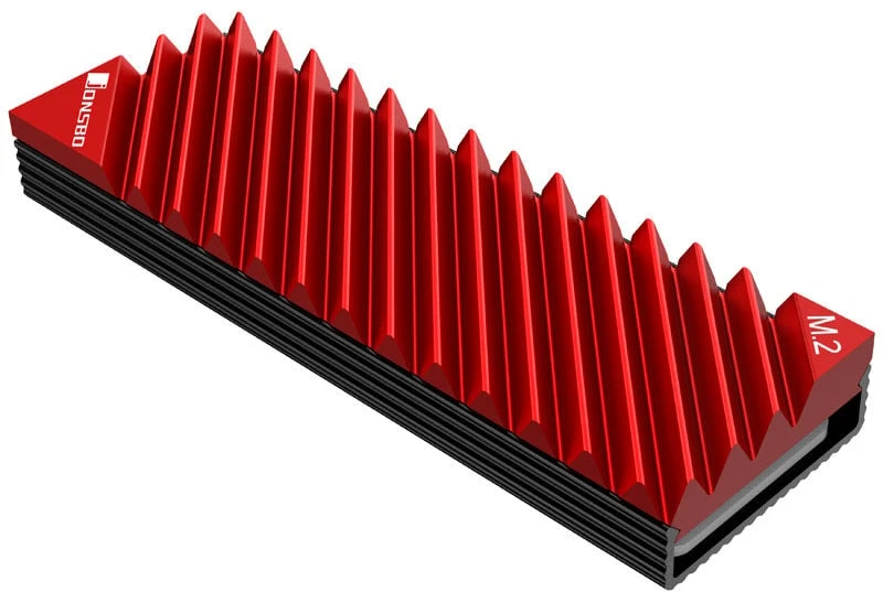 Jonsbo M. 2-3 radiator SSD M.2 - raudona