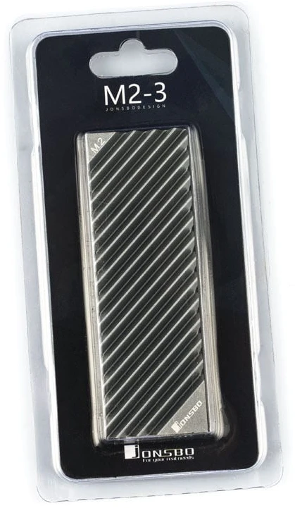 Jonsbo M.2-3 radiatorius SSD M.2 - pilka