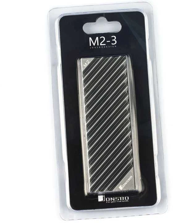 Jonsbo M.2-3 radiatorius SSD M.2 - pilka