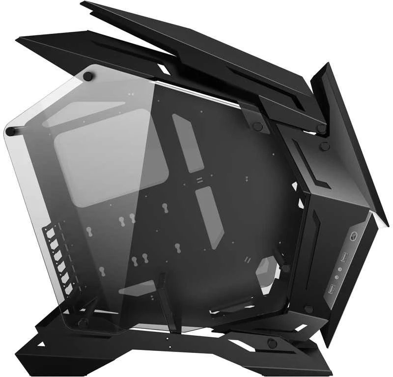 Jonsbo MOD3 Big-Tower Showcase, Tempered Glass – juodos spalvos