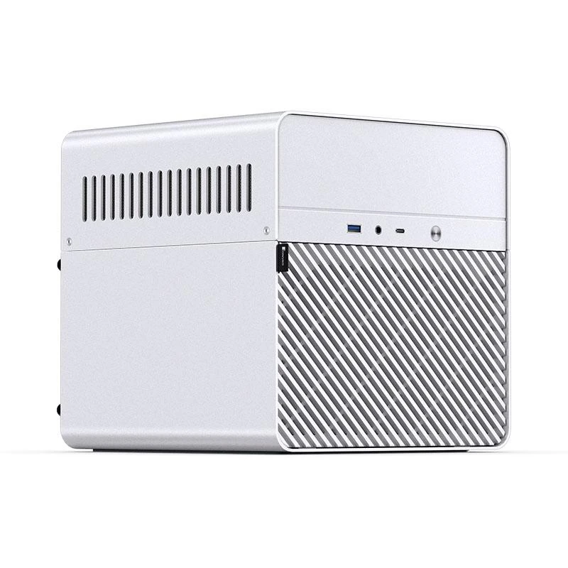 Jonsbo N2 Mini-ITX NAS kompiuterio korpusas – baltos spalvos