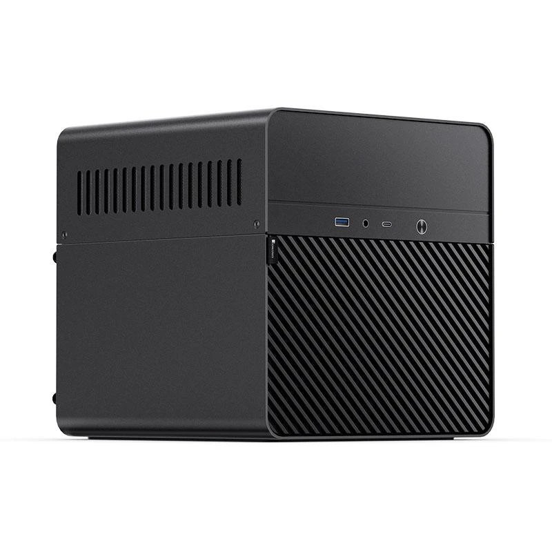 Jonsbo N2 Mini-ITX NAS kompiuterio korpusas – juodos spalvos