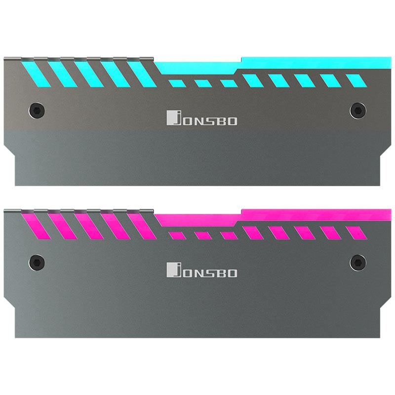 Jonsbo NC-2 2x RGB RAM aušintuvas – sidabrinis
