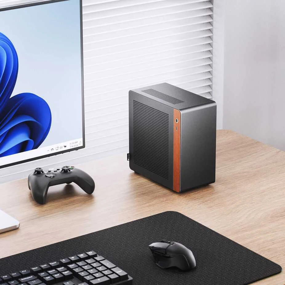 Jonsbo NV10 PC case, mini case, ITX – juodas