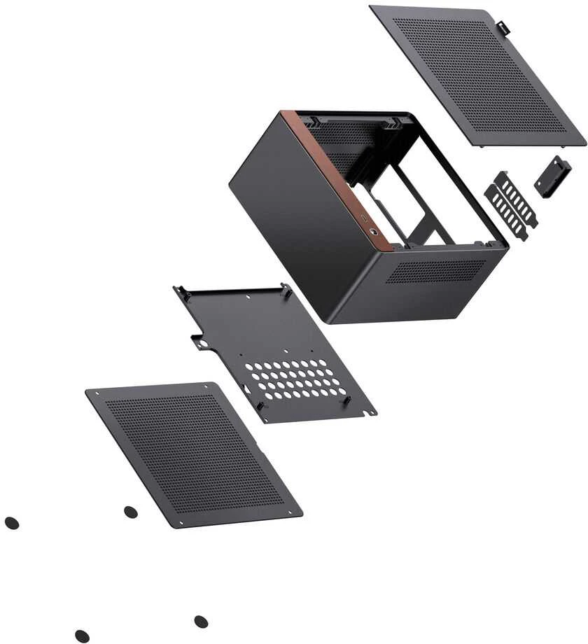Jonsbo NV10 PC case, mini case, ITX – juodas