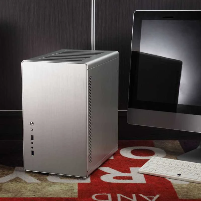 Jonsbo RM2 PC-kompiuterio korpusas, Midi-Tower, ATX – sidabro spalvos