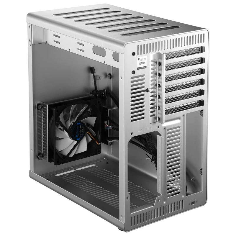 Jonsbo RM2 PC-kompiuterio korpusas, Midi-Tower, ATX – sidabro spalvos