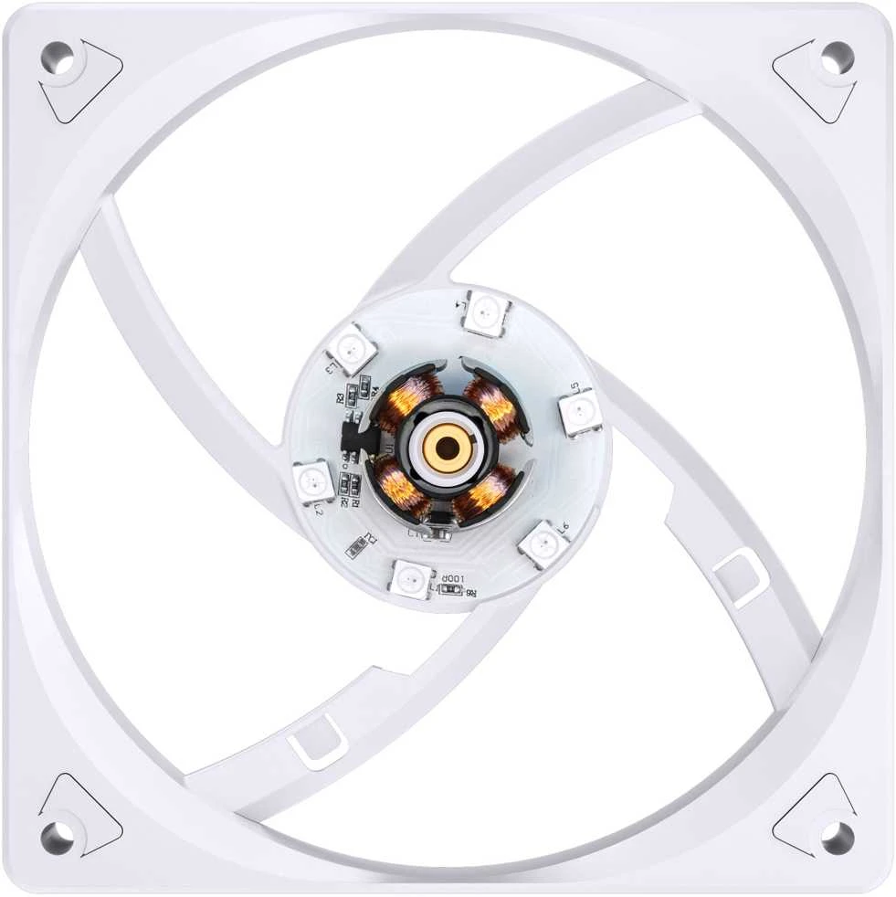 Jonsbo SL-120 PWM korpuso ventiliatorius, ARGB – 120mm, baltos spalvos