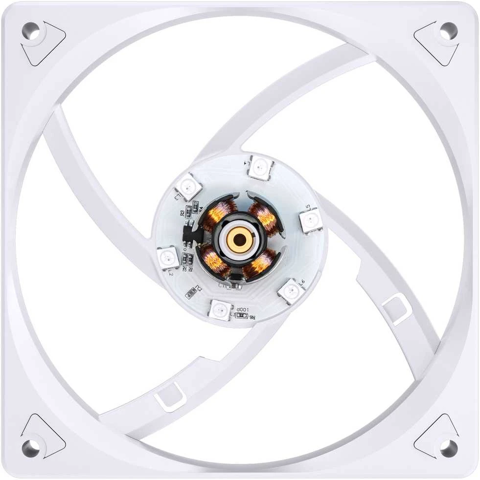Jonsbo SL-120 korpuso ventiliatorius, PWM, Reversed – 120mm, baltos spalvos