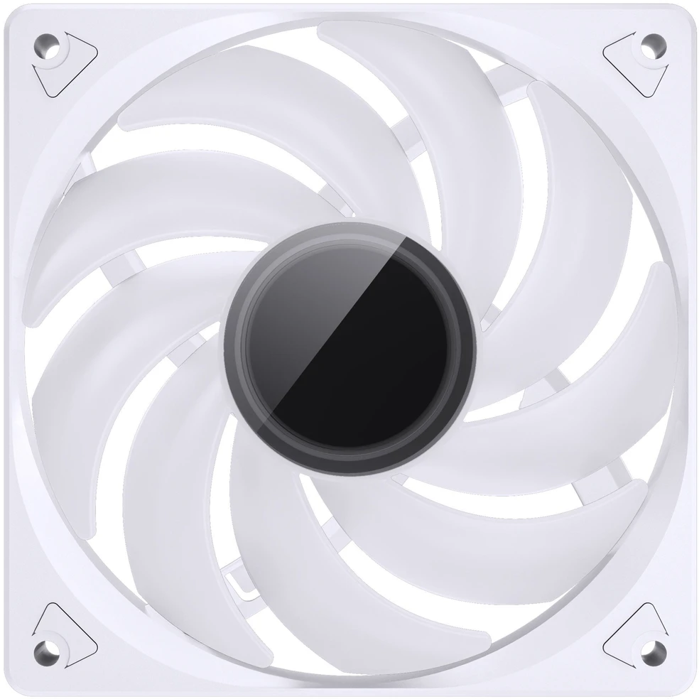 Jonsbo SL-120 PWM korpuso ventiliatorius, ARGB – 120mm, baltos spalvos