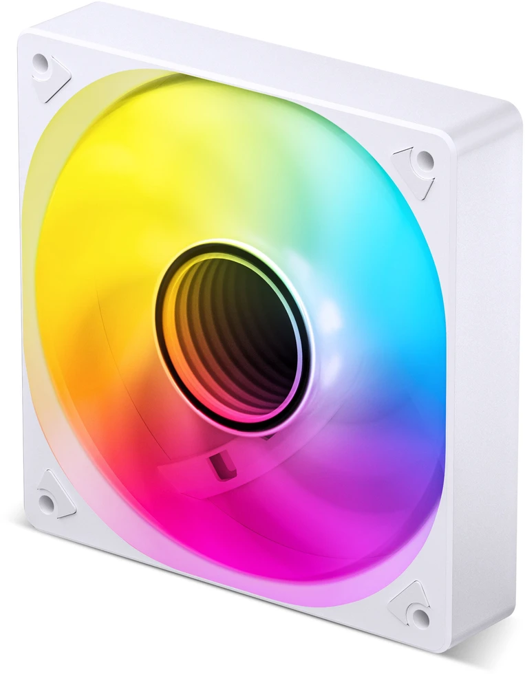 Jonsbo SL-120 PWM korpuso ventiliatorius, ARGB – 120mm, baltos spalvos
