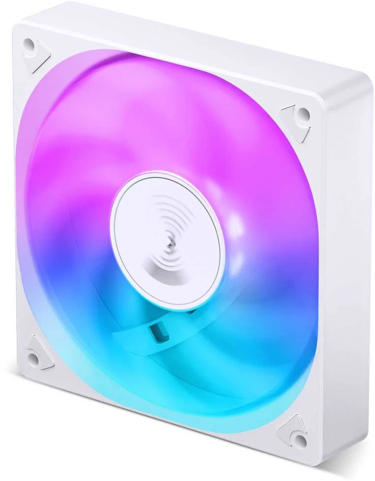 Jonsbo SL-120C RGB korpuso ventiliatorius, 3-Pin, 120mm – baltos spalvos