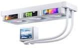 Jonsbo TF3-360SCW AiO vandens aušintuvas, ARGB, 3,5 colio + 3 x 3,38 colio LCD, 360 mm, baltas