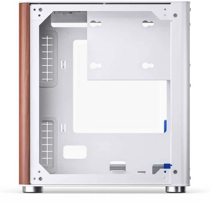 Jonsbo TK-0 PC kompiuterio korpusas, Mini-Tower, Mini-ITX, Tempered Glass, Holz – baltos spalvos