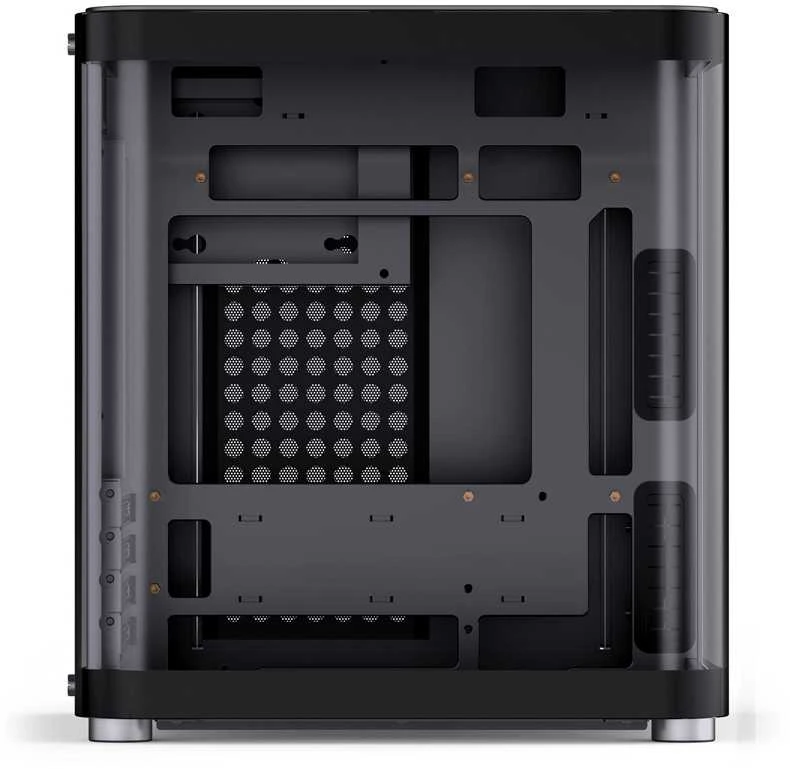 Jonsbo TK-1 2.0 Micro-ATX kompiuterio korpusas, Tempered Glass – juodos spalvos