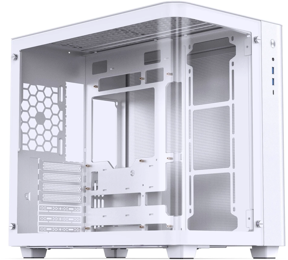 Jonsbo TK-3 – ATX-kompiuterio korpusas, baltos spalvos