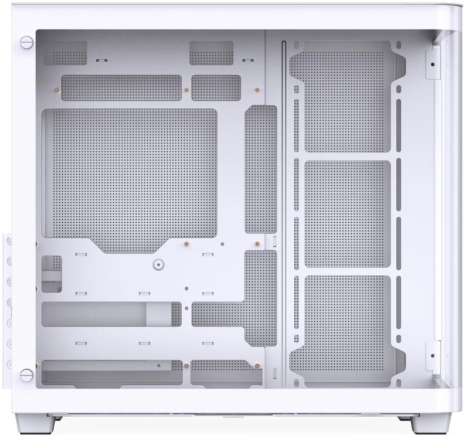 Jonsbo TK-3 – ATX-kompiuterio korpusas, baltos spalvos