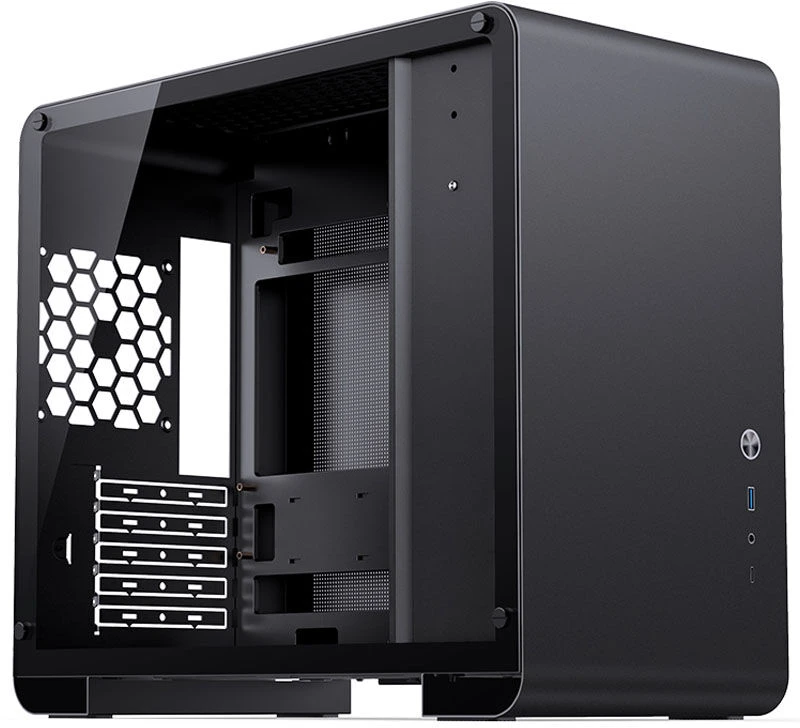 Jonsbo U4 Mini, Tempered Glass - juoda