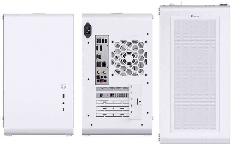 Jonsbo U4 Mini, grūdintas stiklas - baltas
