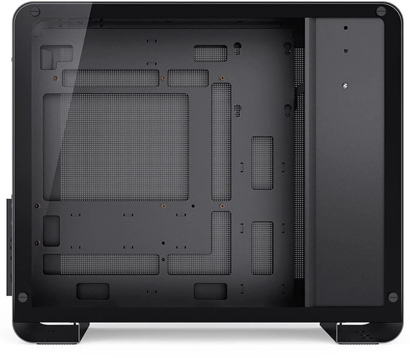 Jonsbo U4 Mini, Tempered Glass - juoda