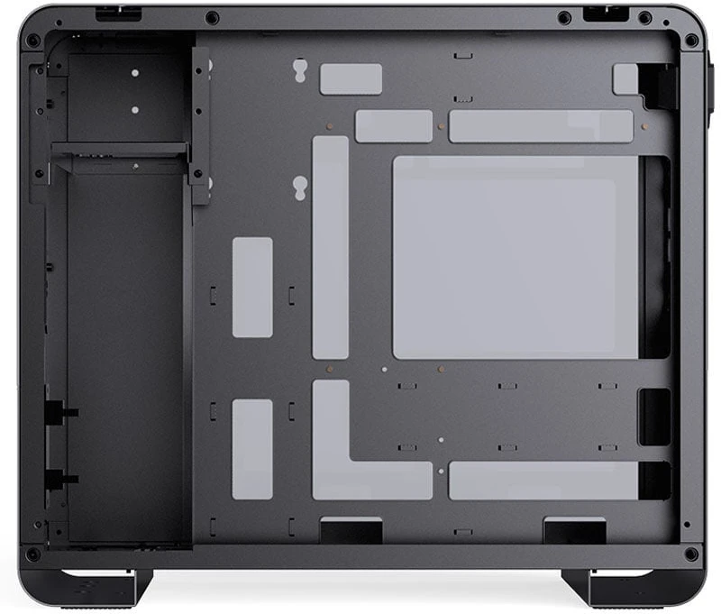 Jonsbo U4 Mini, Tempered Glass - juoda