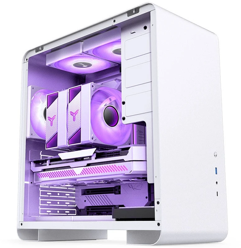 Jonsbo U4 Pro Mesh Midi-Tower – baltos spalvos