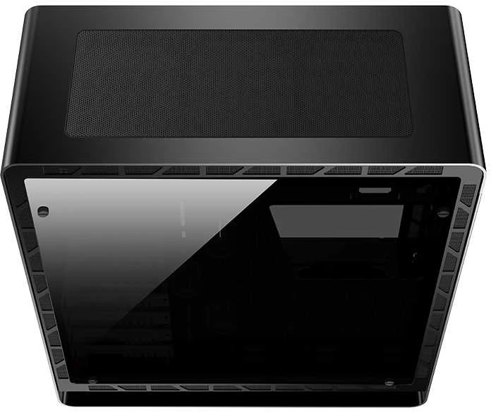 Jonsbo UMX6S E-ATX Midi-Tower, Tempered Glass – juodos spalvos