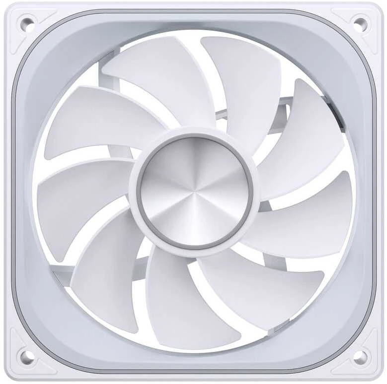Jonsbo ZA-120 korpuso ventiliatorius, Reverse Blade, PWM, ARGB – 120mm, baltos spalvos