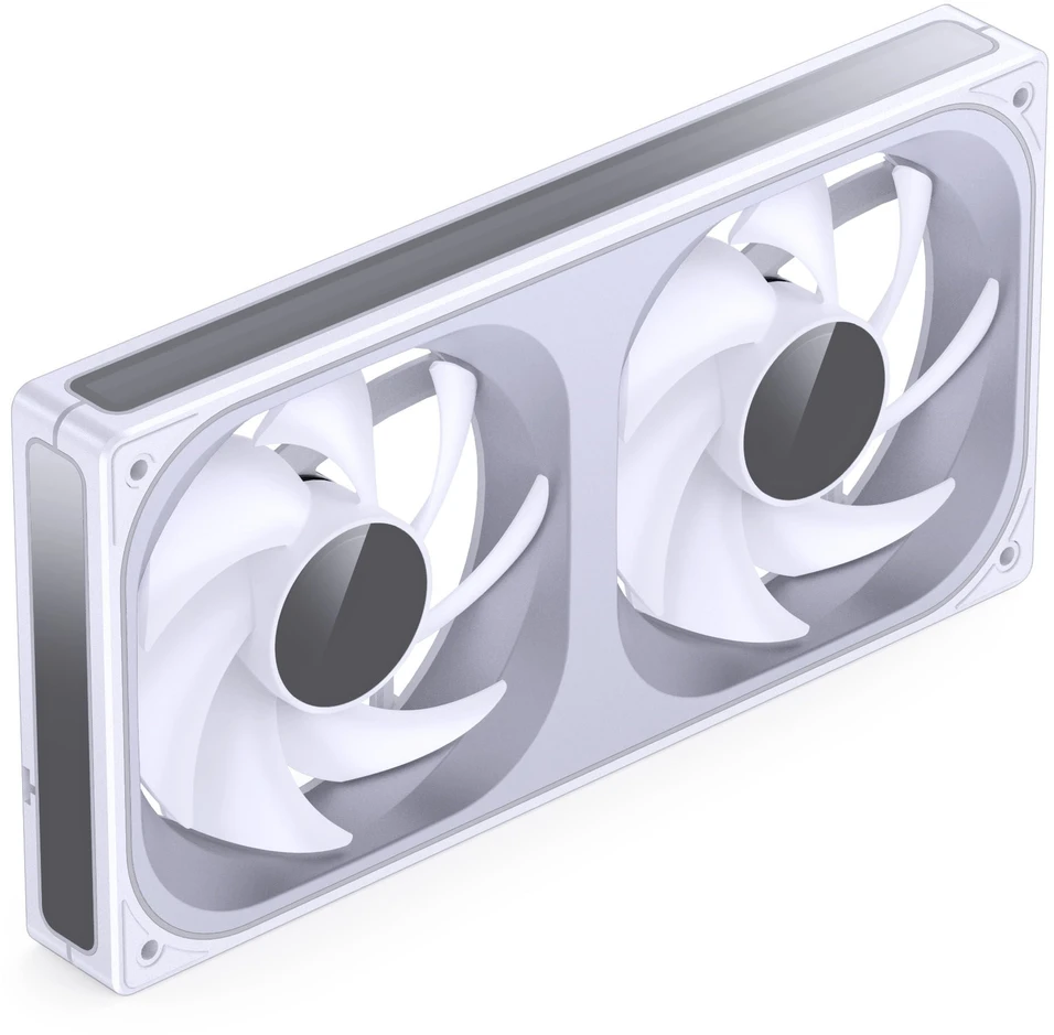 Jonsbo ZB-240 korpuso ventiliatorius, PWM, ARGB – 240mm, baltos spalvos