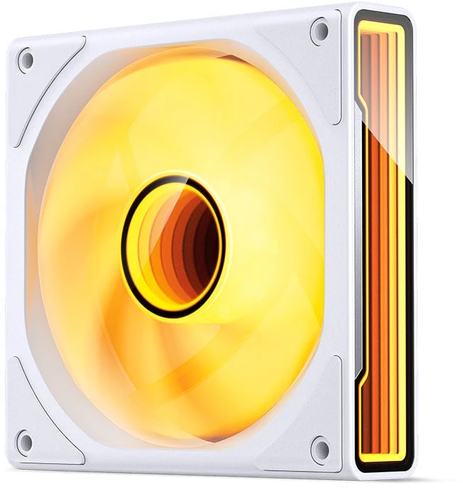 Jonsbo ZK-120W PWM korpuso ventiliatorius, A-RGB – 120mm, baltos spalvos, 3er-Pack