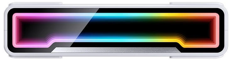 Jonsbo ZK-120W PWM korpuso ventiliatorius, A-RGB – 120mm, baltos spalvos, 3er-Pack