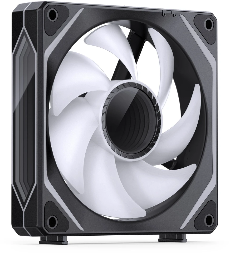 Jonsbo ZL-120B PWM ARGB korpuso ventiliatorius 3er Pack, – 120mm, juodos spalvos