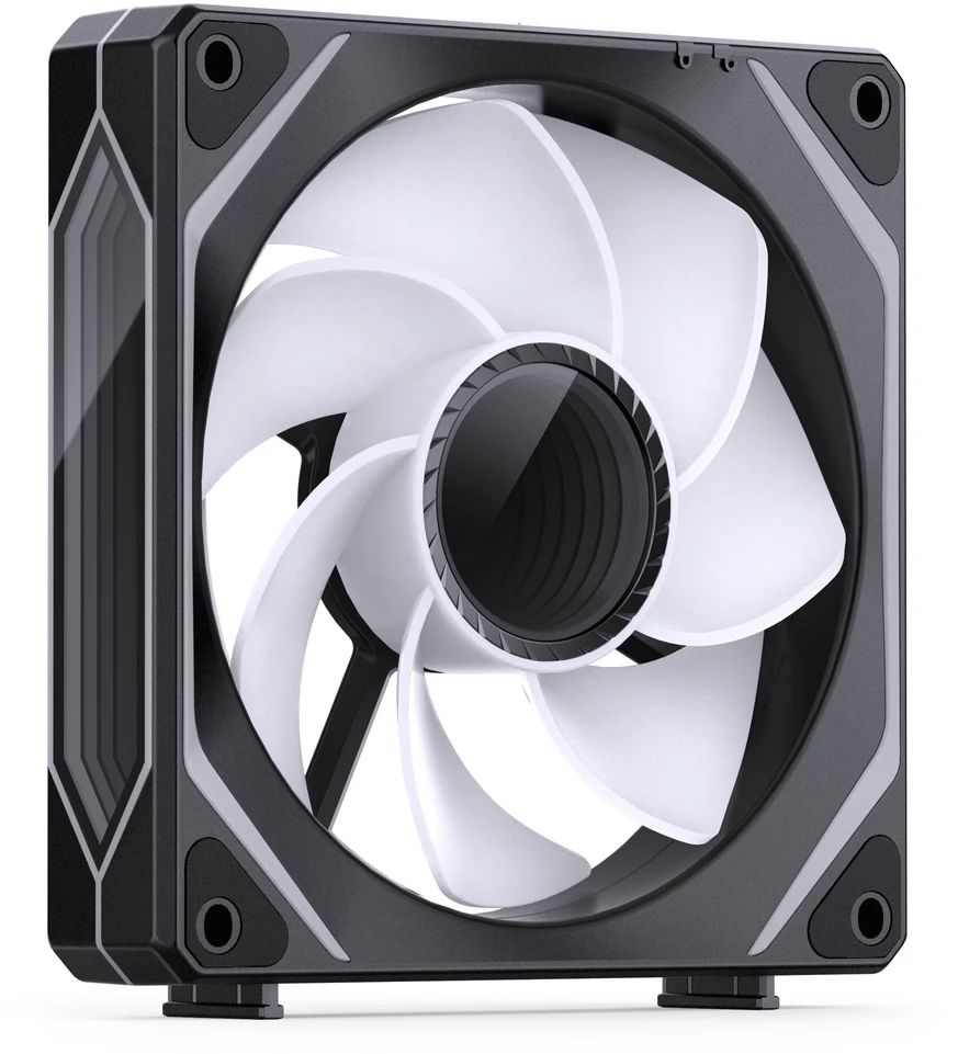 Jonsbo ZL-120BR PWM ARGB korpuso ventiliatorius 3er Pack, Reverse Blade – 120mm, juodos spalvos
