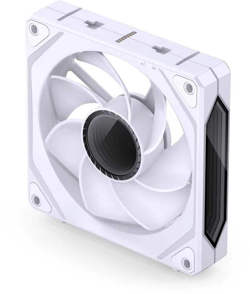 Jonsbo ZL-120WR korpuso ventiliatorius, Reverse Blade, PWM, ARGB – 120mm, baltos spalvos, 3-Pack