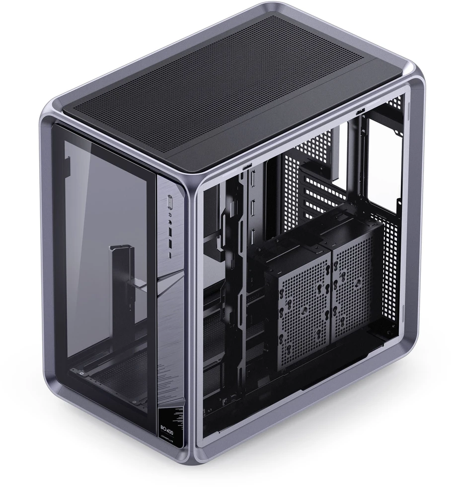 Jonsplus BO400 PC-kompiuterio korpusas, Midi-Tower, ATX, Tempered Glass – gunmetal pilkas