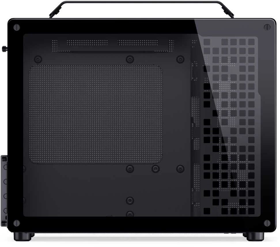 Jonsplus Z20 Micro-ATX kompiuterio korpusas, mit Tragegriff – juodos spalvos