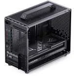 Jonsplus Z20 Mesh PC-kompiuterio korpusas, Mini Tower, Micro-ATX, mit Tragegriff – juodos spalvos