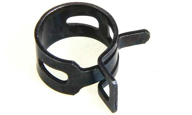 Kein Hersteller Hose clamp spring band 10 – 12mm – juodos spalvos