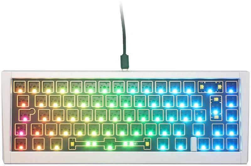 Ducky Outlaw 65 žaidimų klaviatūra, Barebone – Sidabrinis ISO išdėstymas
