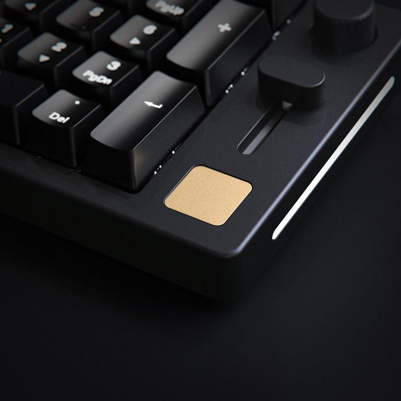 Klaviatūra Glorious Numpad Blank Badge - Gold