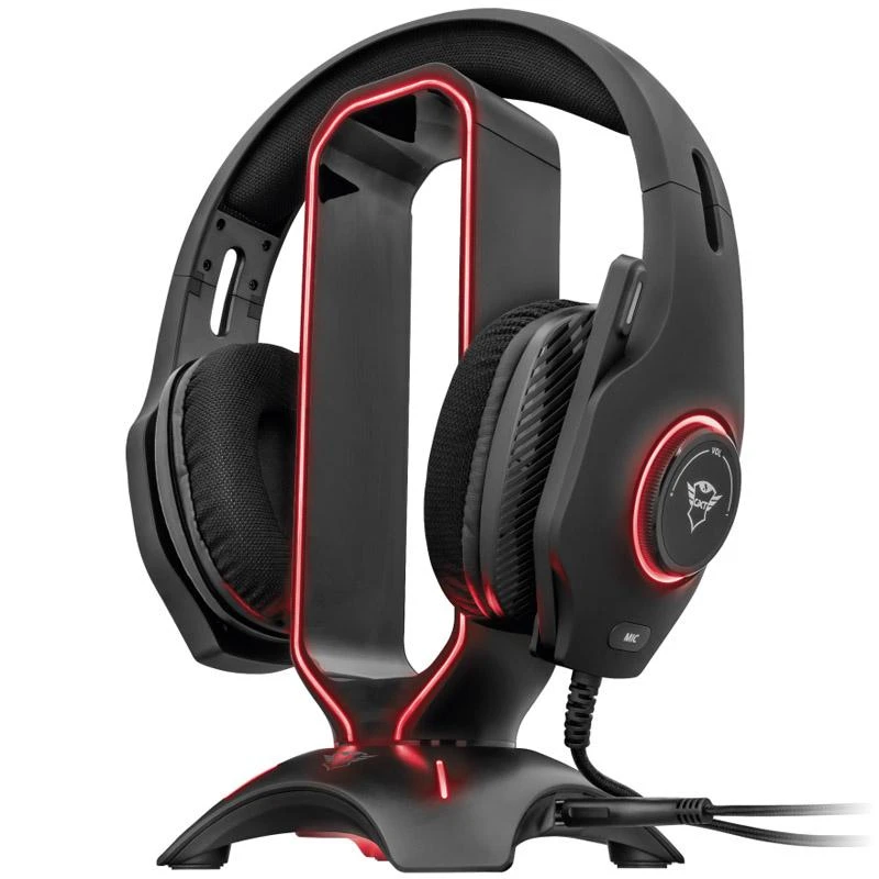 Ausinių stovas Trust GXT 265 Cintar RGB, 23647