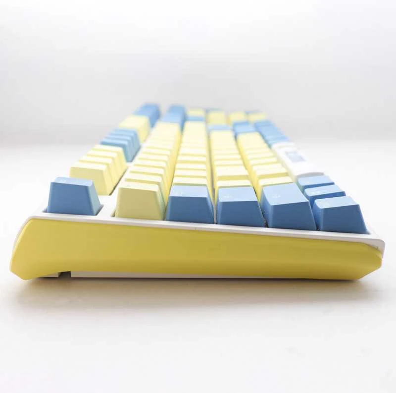 King Kits „Ducky x Fallout Vault-Tec Limited Edition One 3“ žaidimų klaviatūra ir pelės kilimėlis – MX-Silent-Raudona (JAV)