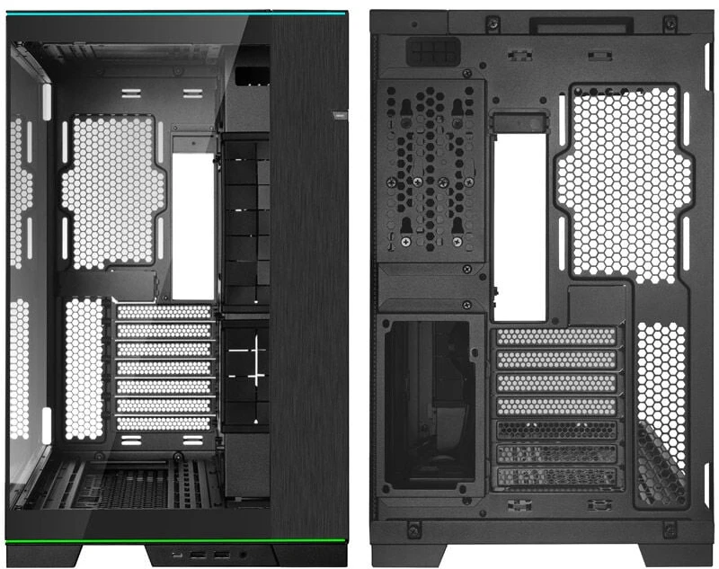 Lian Li O11D EVO RGB + TRYX PANORAMA ARGB Complete Vanduo Cooling - juodas, 360mm