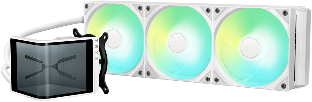 Lian Li O11D EVO RGB + TRYX PANORAMA SE ARGB Complete Vanduo Cooling - baltas, 360mm