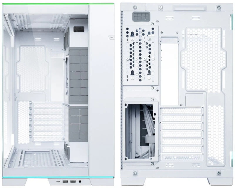 Lian Li O11D EVO RGB + TRYX PANORAMA SE ARGB Complete Vanduo Cooling - baltas, 360mm